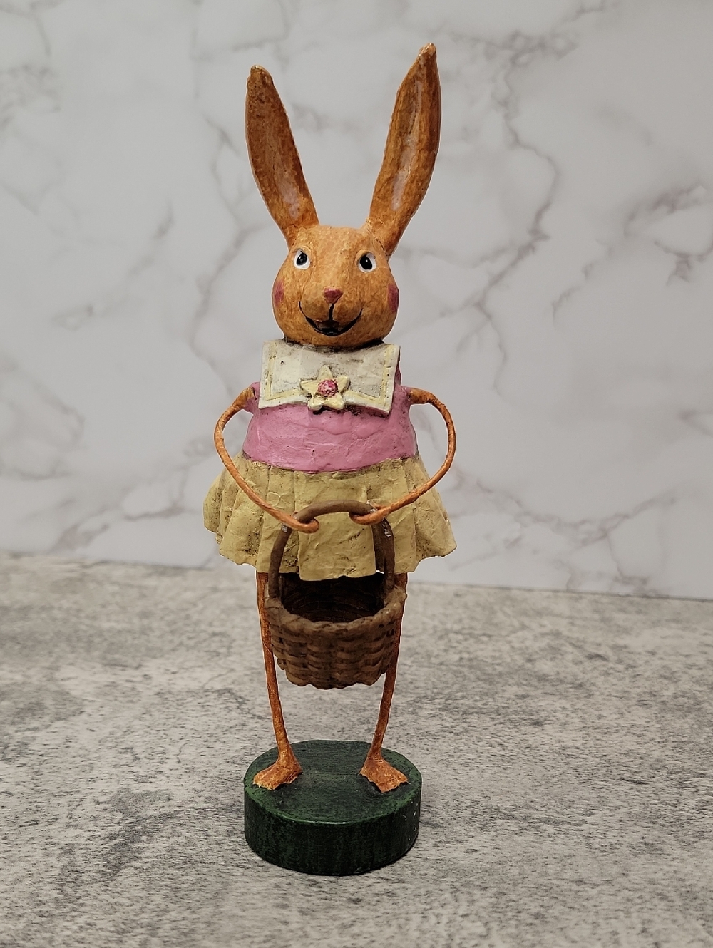 Lori Mitchell Bunny with a basket